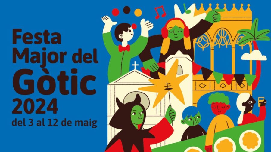 The Gothic is celebrating: Enjoy the Fiesta Mayor and our Artist of the Month!