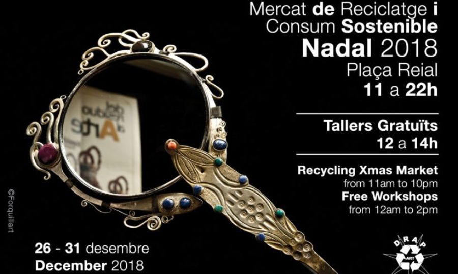 Mercat de Reciclatge i Consum Sostenible Nadal Plaça Reial